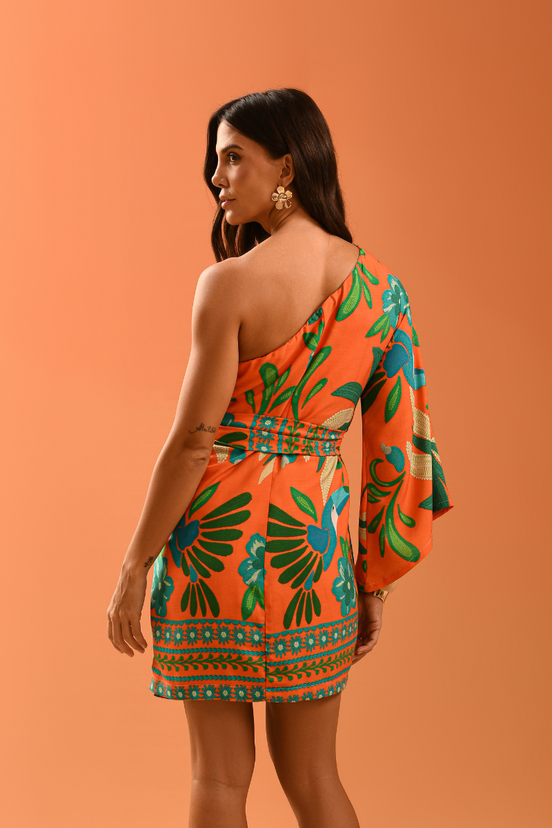 Vestido Alumiar Laranja