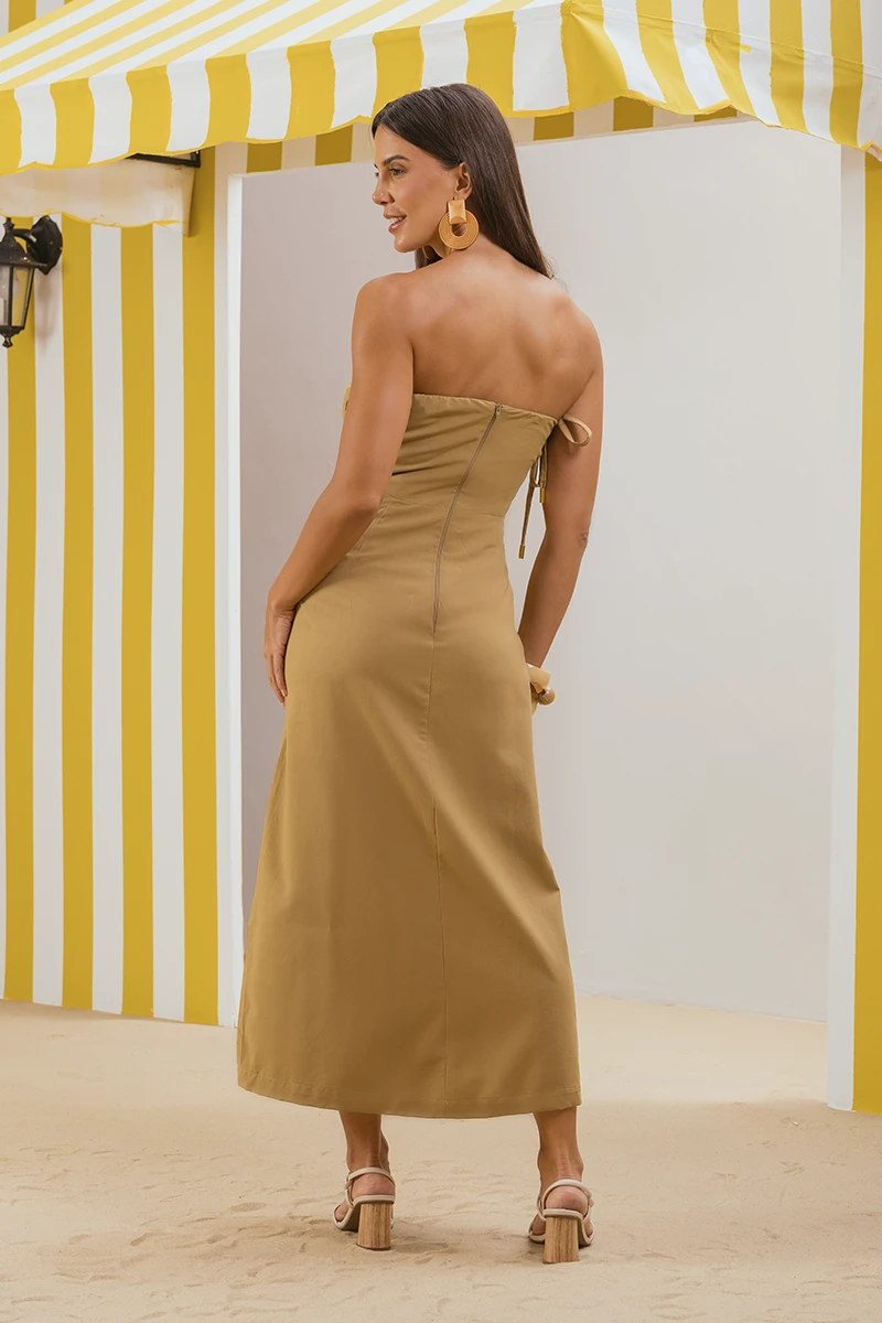 Vestido Luar Palha