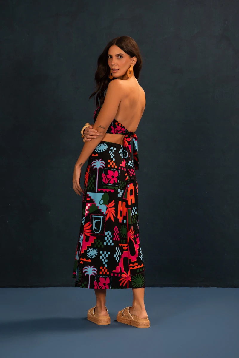 Vestido Ladrilho Preto