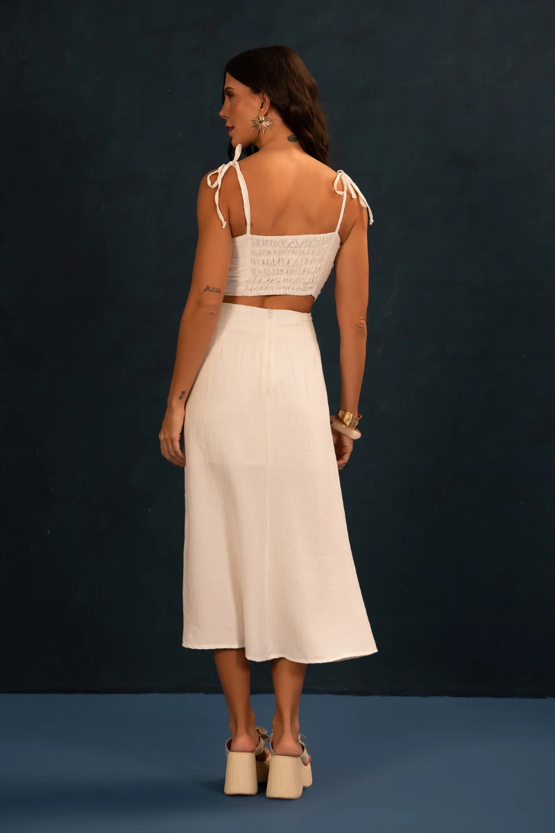 Conjunto Brilhou Branco