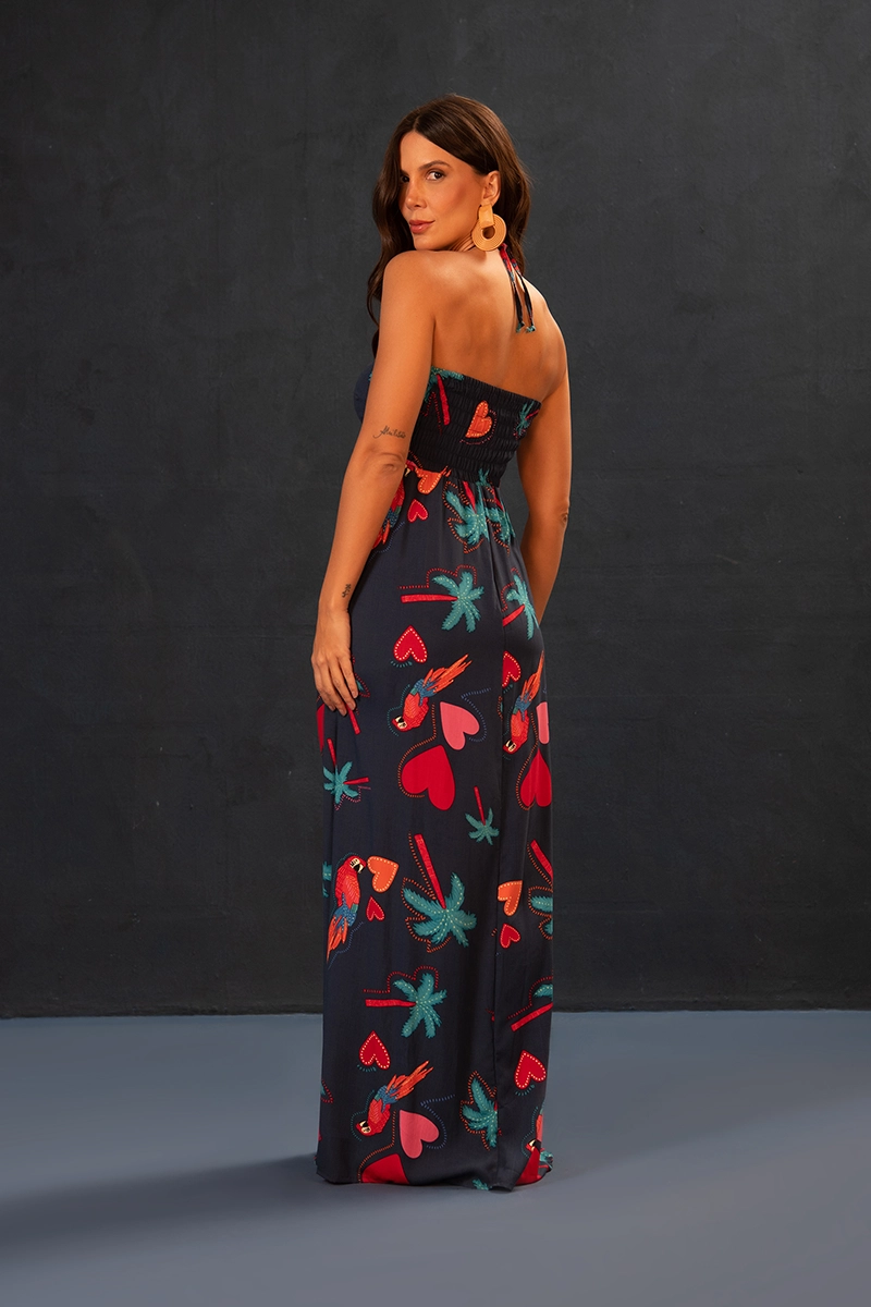 Vestido Cumbuco Azul